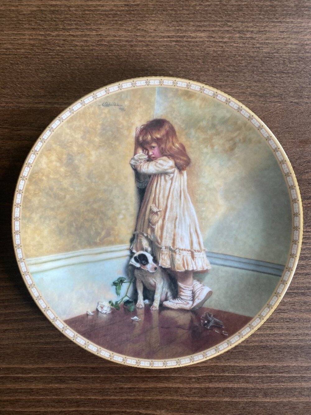The Original In Disgrace, A Victorian Childhood Collector Plate 1991